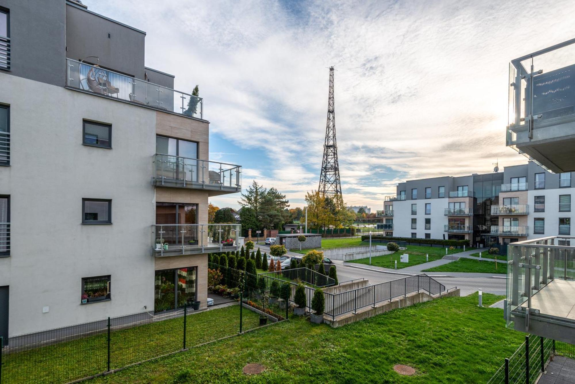 Apartament Lubliniecka Z Pieknym Widokiem Na Radiostacje Gliwice Exterior foto